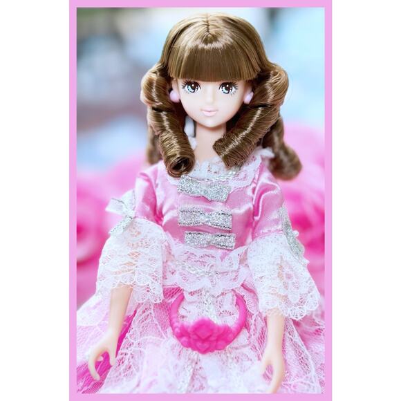 Takara Japan Jenny Friend SAYAKA Original Licca Castle Doll Vertical Roll Hair